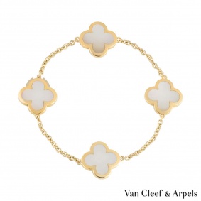 Van Cleef & Arpels Yellow Gold Alhambra Bracelet VCARA36300